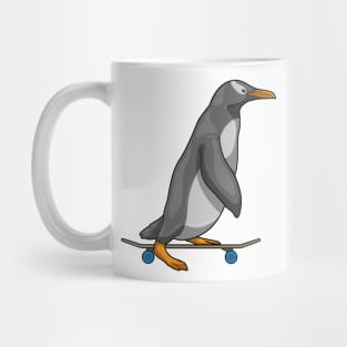 Penguin Skater Skateboard Mug